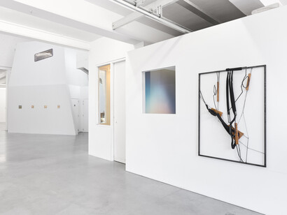 Indrikis Gelzis, What stays when the shape leaves knot, exhibition view. Courtesy of Tatjana Pieters