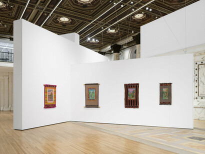 Spanning Ringgold, Faith Ringgold, exhibition view. Courtesy of Jack Shainman Gallery