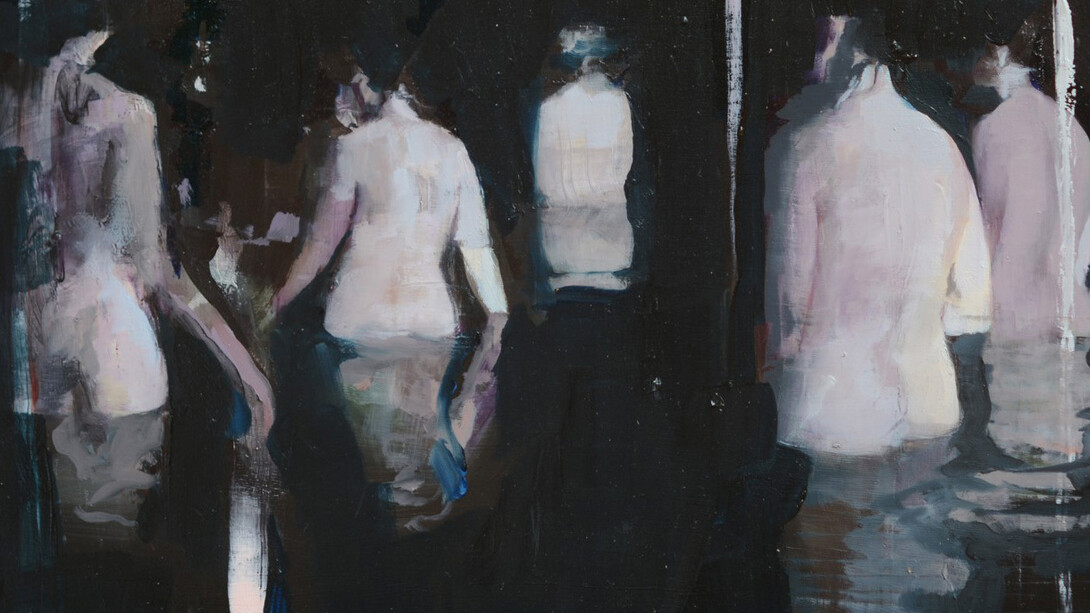 Alex Kanevsky, Water people (detail), 2025. Courtesy of Dolby Chadwick Gallery