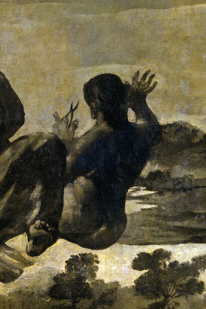 Francisco Goya, Las Parcas (1820-1823, detalle)