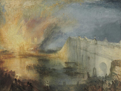 William Turner, The Burning of the Houses of Lords and Commons (1834)