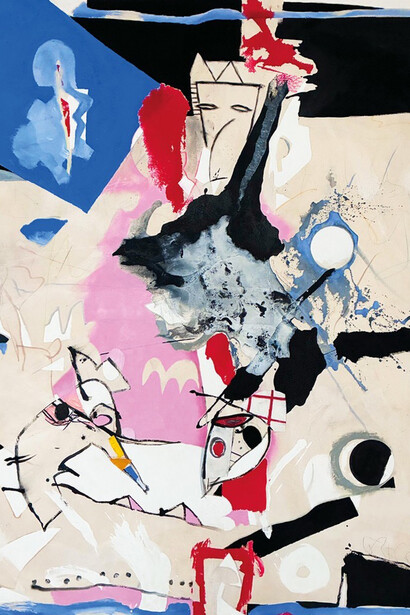 Gregor Hiltner, Desert tales (detail), 2025. Courtesy of Galerie Kremers 