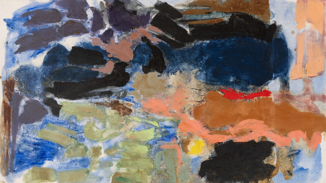 Friedel Dzubas, Untitled, circa 1980. Courtesy of Lincoln Glenn Gallery