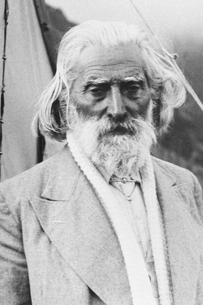 Peter Deunov ai Sette Laghi di Rila, anni '30 del XX sec, Bulgaria