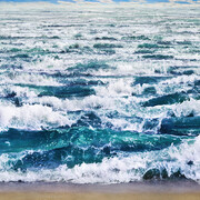 Sangbin IM, "Sea 2," 2015, lambda print. Courtesy of RYAN LEE, New York.