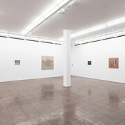 Rob Lyon, When there were more moons, exhibition view. Courtesy of Hales Gallery