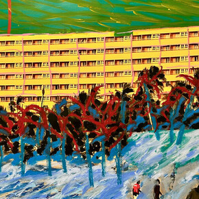 Modou Dieng Yacine, Almadies (detail), 2025. Courtesy of Specta Gallery