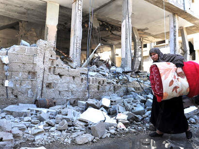 Amid the ongoing attacks on Gaza, terrified civilians flee for their lives, with women and children often leading the desperate escape
