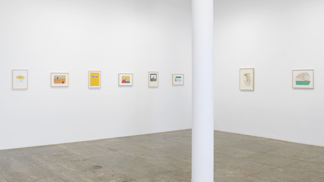 Karl Bohrmann, Collages, exhibition view. Courtesy of Jahn und Jahn Gallery