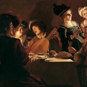 Gherardo delle Notti. Cena con suonatori di liuto