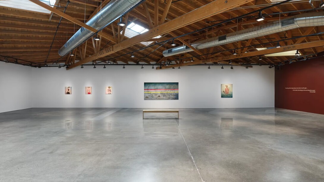 Anj Smith, The sequin-strewn night, exhibition view. Courtesy of Hauser & Wirth Gallery