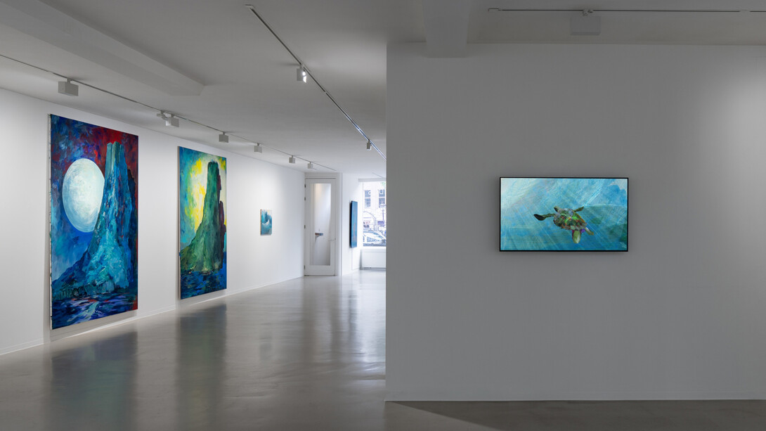 Jacco Olivier, Point Nemo, exhibition view. Courtesy of Galerie Ron Mandos 