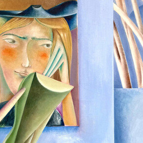 Pablo Benzo, Silent blue (detail), 2026. Courtesy of Johansson Projects