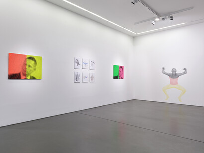 Alex Wissel, Katechon, exhibition view. Courtesy of Galerie Nagel Draxler