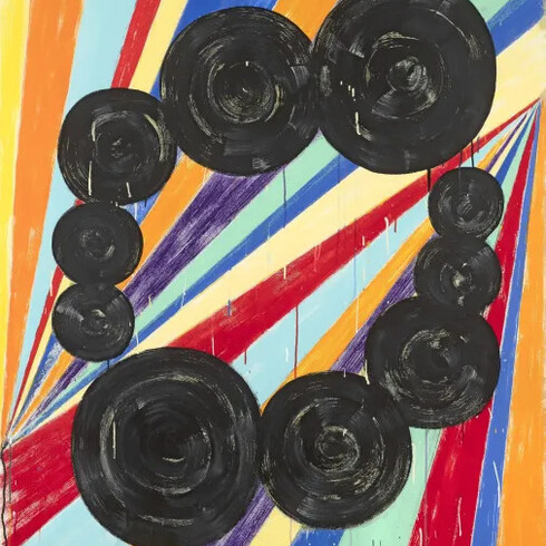 Steven Cushner, Thunder and lighting (detail), 2024. Courtesy of Reynolds Gallery