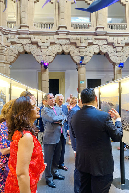 El Perú en la Antártida, vista de exhibición. Cortesía de la Casa de la Ciencia
