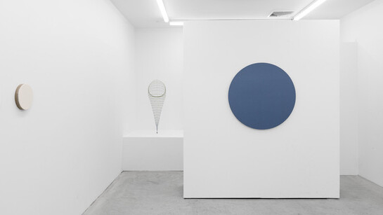 Matthew Feyld and Sarah Stevenson, A line is a dot that went for a walk, exhibition view. Courtesy of Arden + White Gallery