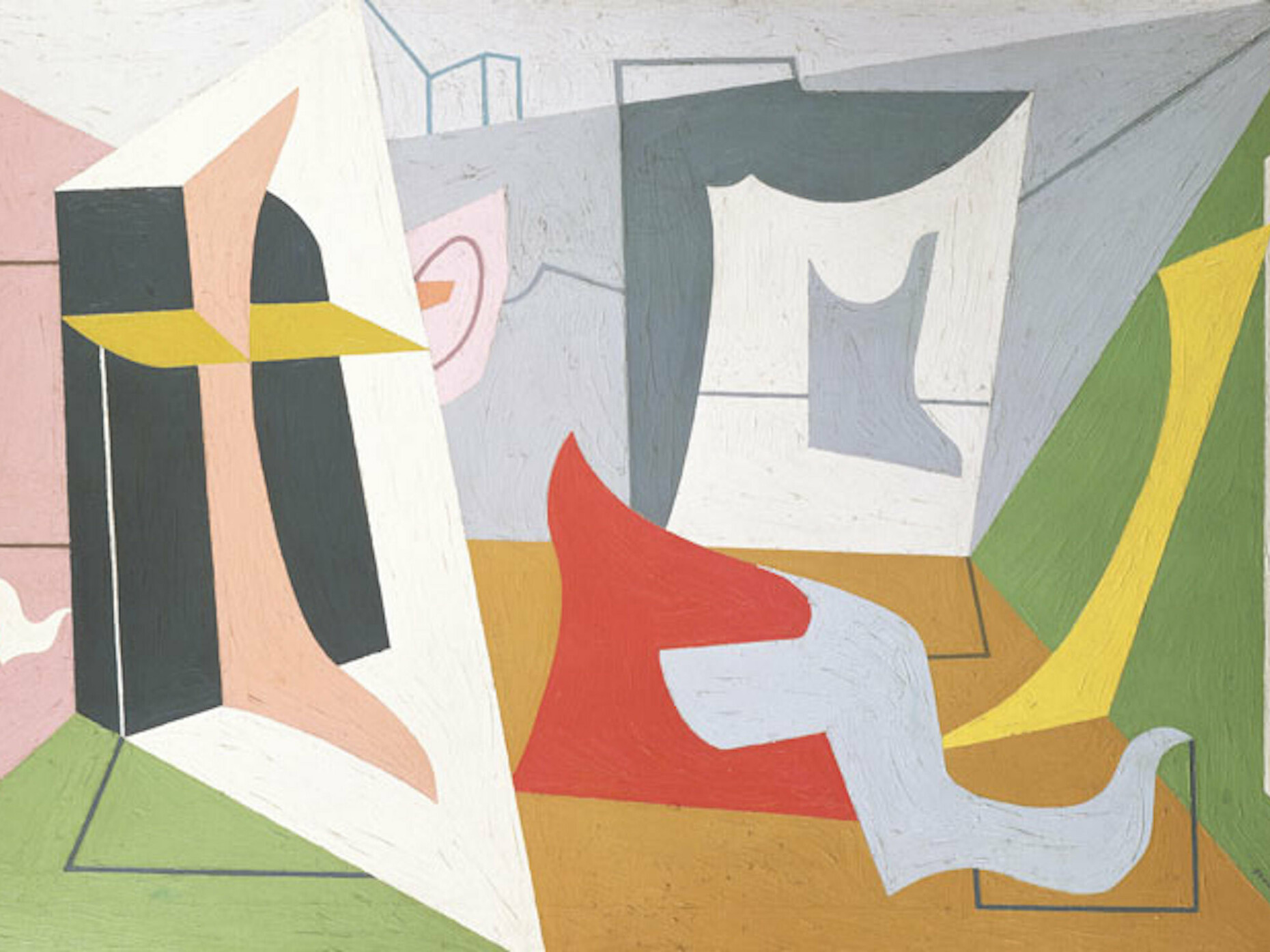 Stuart Davis. In Full Swing Meer