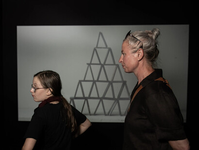 Jakub Janovský, House of cards, exhibition view. Courtesy of GASK 