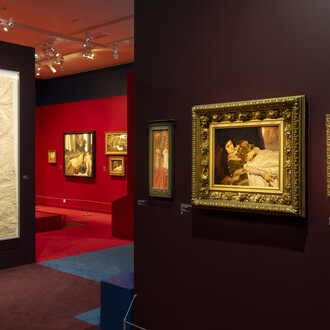 Various artists, The empire of sleep, exhibition view. Courtesy of Musée Marmottan Monet