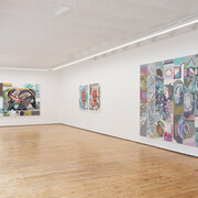 Luis Gordillo, Diccionario proteínico, vista de exhibición. Cortesía de Prats Nogueras Blanchard