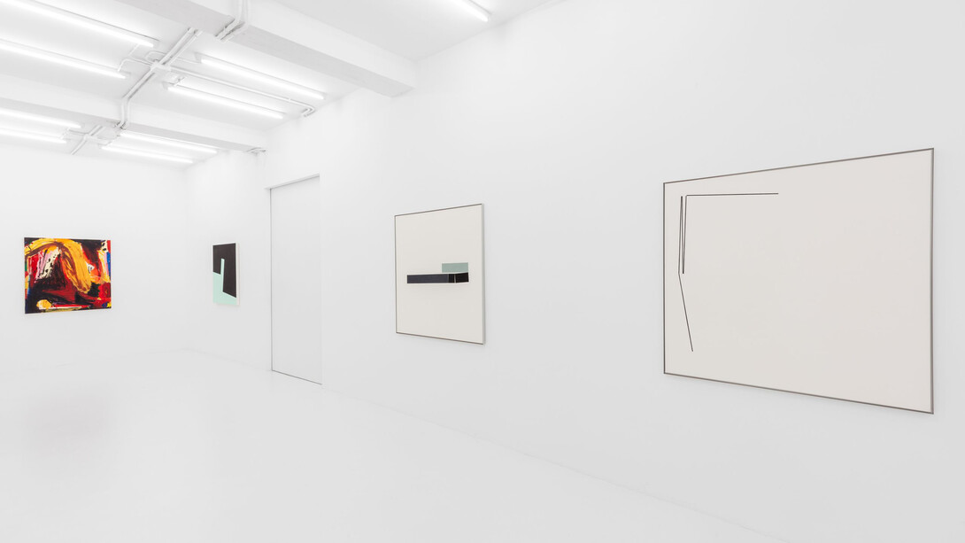 Diet Sayler y Nelo Vinuesa, Intersticio, vista de exhibición. Cortesía de Galería Casado Santapau