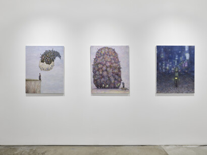 Kaz Watabe, Stray, exhibition view. Courtesy of Seizan Gallery