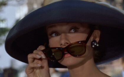 Audrey Hepburn nel film "Colazione da Tiffany", 1961