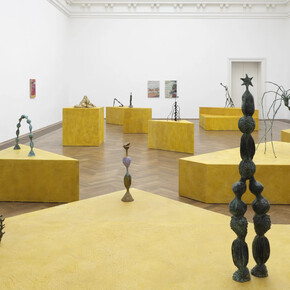 Diambe, Bees beings beans, exhibition view. Courtesy of Kunsthalle Basel