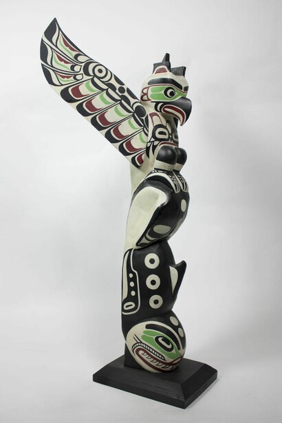 Ellen Neel, Totem pole model, 1955. Courtesy of National Gallery of Canada