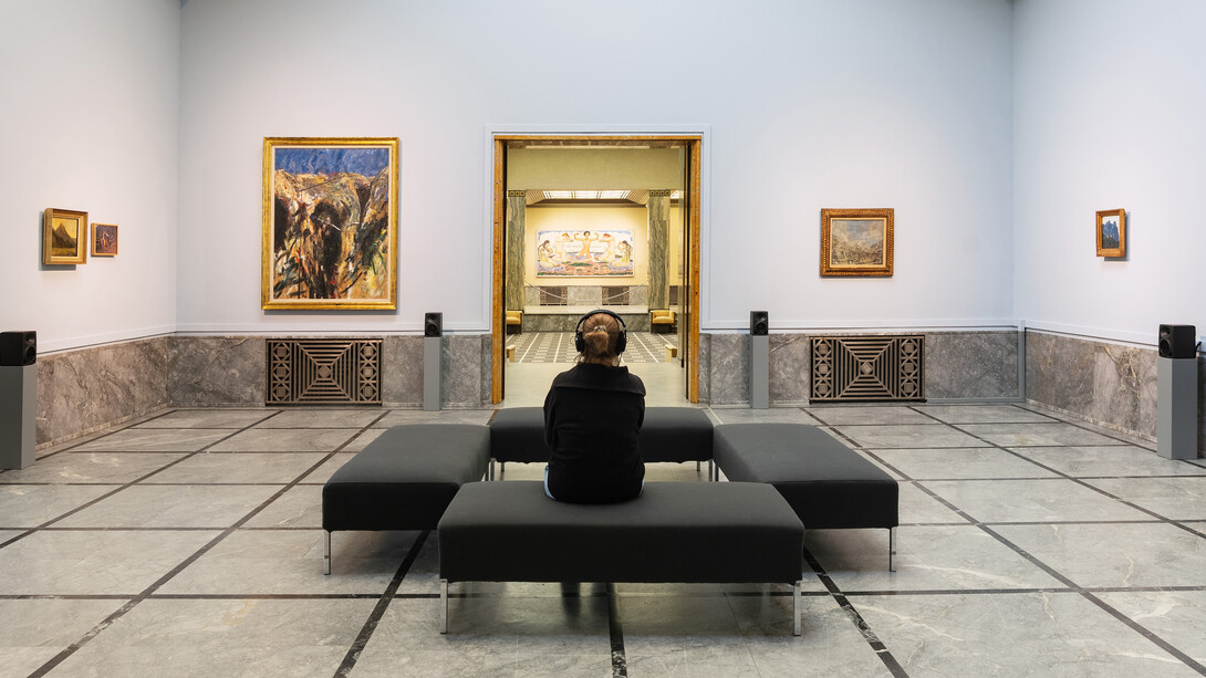 Wu Tsang. La montaña invertida: dans le cadre de la série ReCollect!, vue de l'exposition. Avec l'aimable autorisation du Kunsthaus Zürich