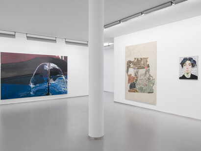Various artists, Don’t go near the water, exhibition view. Courtesy of Galerie Bernd Kugler