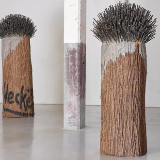 Günther Uecker, Waldgarten (3-teilig) (detail), 2008. Mit freundlicher genehmigung des Arp Museums