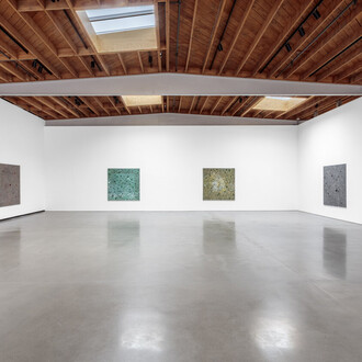 Alteronce Gumby, Walk on the moon, exhibition view. Courtesy of Jeffrey Deitch Gallery