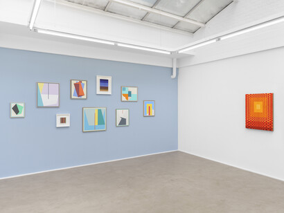 Léon Wuidar and Brooklin A. Soumahoro, Des géométries variables, exhibition view. Courtesy of Rodolphe Janssen Gallery