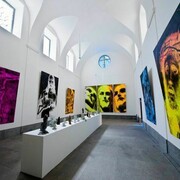 St.Moritz Art Masters 2011 - Walk of Art - Dokoupil. Dokupil, Dorfkirche St.Moritz, St. Moritz Art Masters 2012 © SAM / Alexandra Pauli