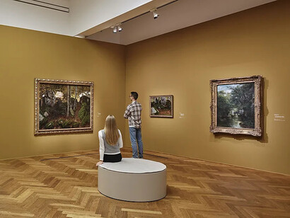 Carl Schuch und Frankreich, ausstellungsansicht. Mit freundlicher genehmigung des Städel Museums