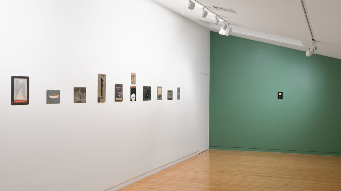 Denis O’Connor, Lucken’s alphabet, exhibition view. Courtesy of Two Rooms Gallery