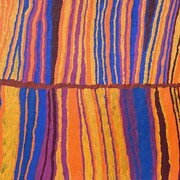 Judy Watson Napangardi, Mina mina jukurrpa (detail). Courtesy of Japingka Gallery