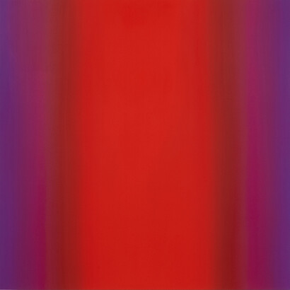 Ruth Pastine, Red Green 3-S4848 (Red Magenta), Sense Certainty Series, 2014, 48 × 48 inches
