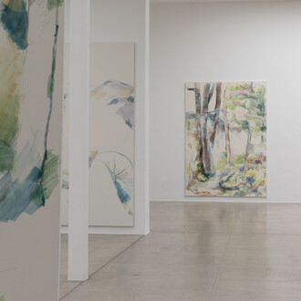 Ariane Mueller, Fische sind ins meer gefaltet wie das meer in die fische, ausstellungsansicht. Mit freundlicher genehmigung der Secession