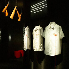 Nin, vue d'exposition. Avec l'aimable autorisation du Musée de la civilisation