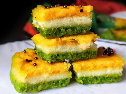 Dhokla is a popular snack from the Indian state of Gujarat, known for its soft and spongy texture