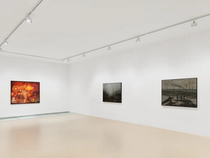 Antoine Roegiers, La traversée, exhibition view. Courtesy of Keteleer Gallery 