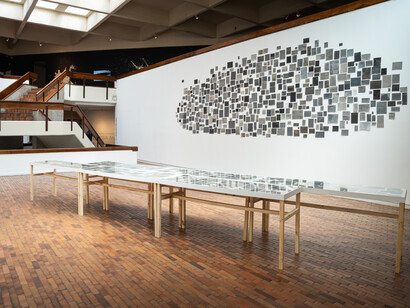 Oscar Muñoz, Infraleve, exhibition view. Courtesy of MAMBO