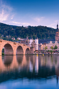 Heidelberg is a town on the Neckar River in southwestern Germany