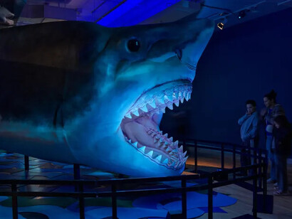 Sharks, exhibition view. Courtesy of ROM