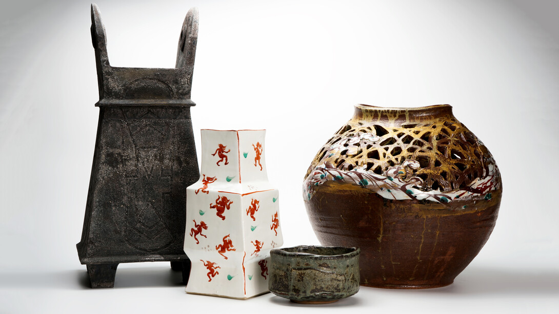 Group of works by Koinuma Michio, Kawamoto Goro, Tsuboshima Dohei. Courtesy of Dai Ichi Arts