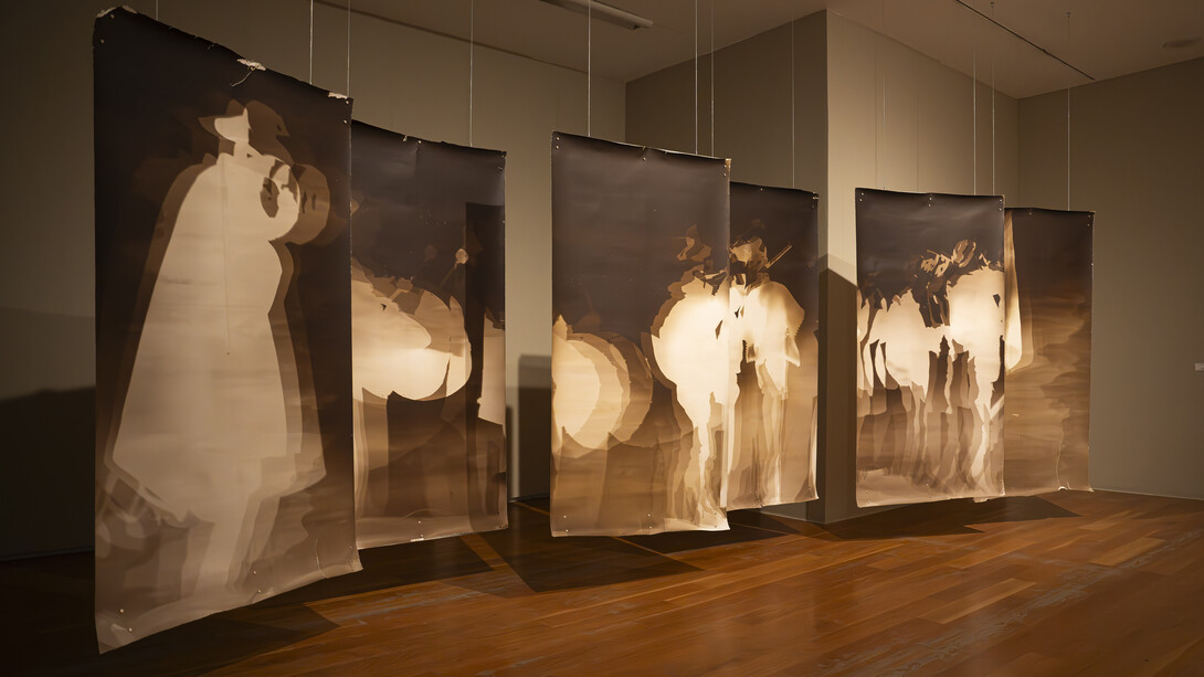 Roberto Huarcaya, Intersticios. Fotogramas 2014-2025, vista de exhibición. Cortesía del MARCO