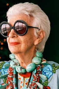 Iris Apfel y su peculiar estilo
